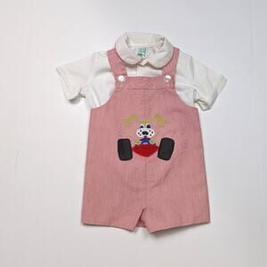 Vintage Frog Pond Red Puppy Racer Jon Jon Sz 18-24m